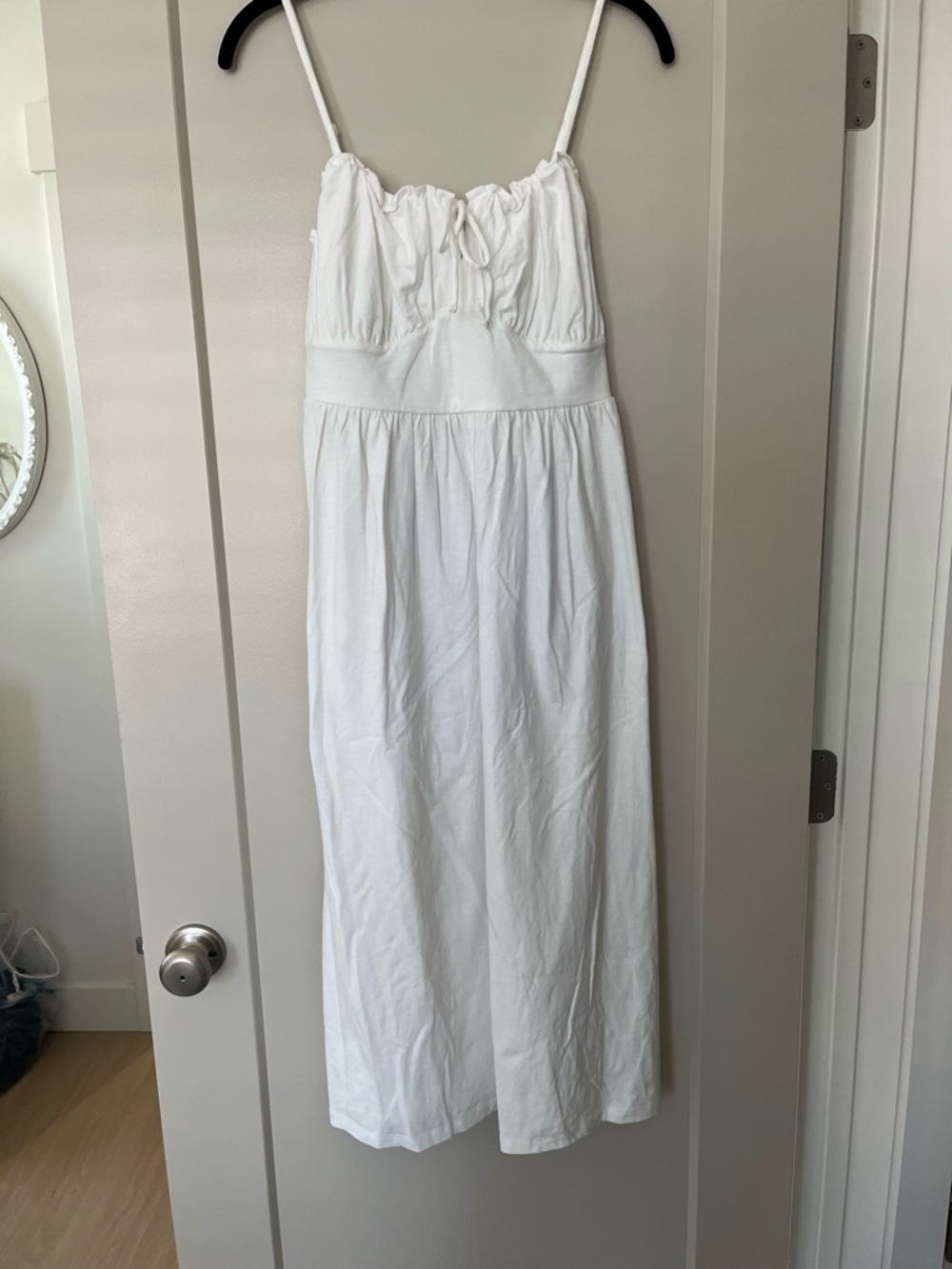 Old Navy white midi dress